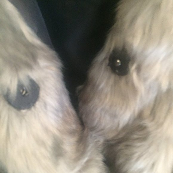 Faux Fur Vest BANDOLINO Size M Sleeveless Gray - Picture 3 of 14